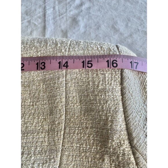 Sonia Pena Tweed Cropped Jacket Sz Large Bolero Mother Of The Bride Formal - Picture 12 of 13